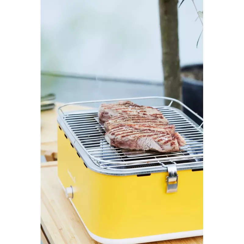 Barbecook Barbacoa de mesa de carbón Carlo 44x33x21 cm Yellow Sunshine