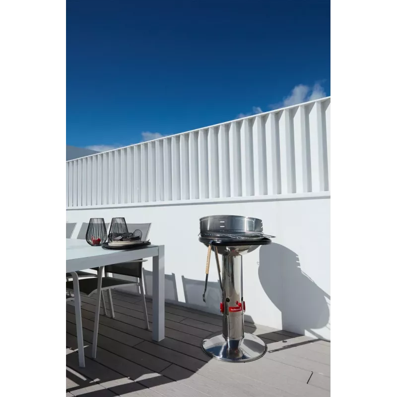 Barbecook Loewy 50 SST Barbacoa de carbón, 51,5 x 56 x 99 cm, Plata
