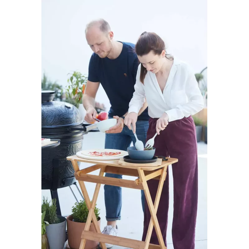Barbecook BC-ACC-7154 mesa de corte de bambú 70x43x81 cm