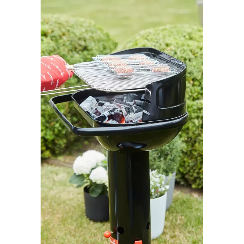 Barbecook Barbacoa de carbón Loewy 55, 59,8 x 35,4 x 101 cm, Negro