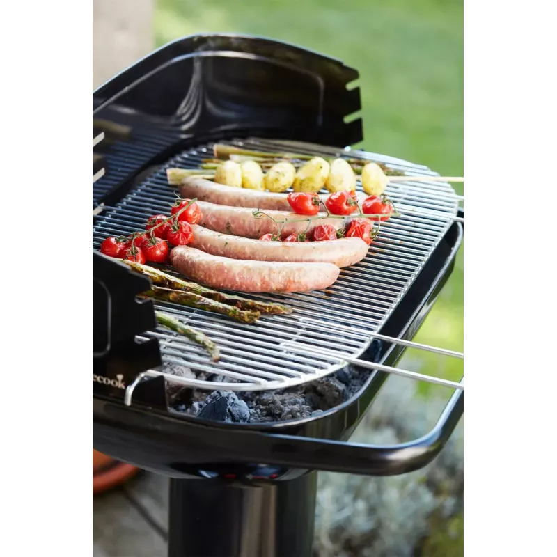 Barbecook Barbacoa de carbón Loewy 55, 59,8 x 35,4 x 101 cm, Negro