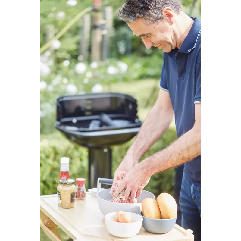 Barbecook Barbacoa de carbón Loewy 55, 59,8 x 35,4 x 101 cm, Negro