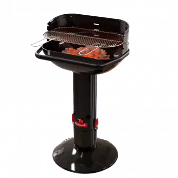 Barbecook Barbacoa de carbón Loewy 55, 59,8 x 35,4 x 101 cm, Negro