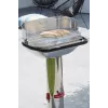 Barbecook Loewy 55 SST Barbacoa de carbón, 59,8 x 35,4 x 101 cm, parrilla de acero inoxidable, Negro