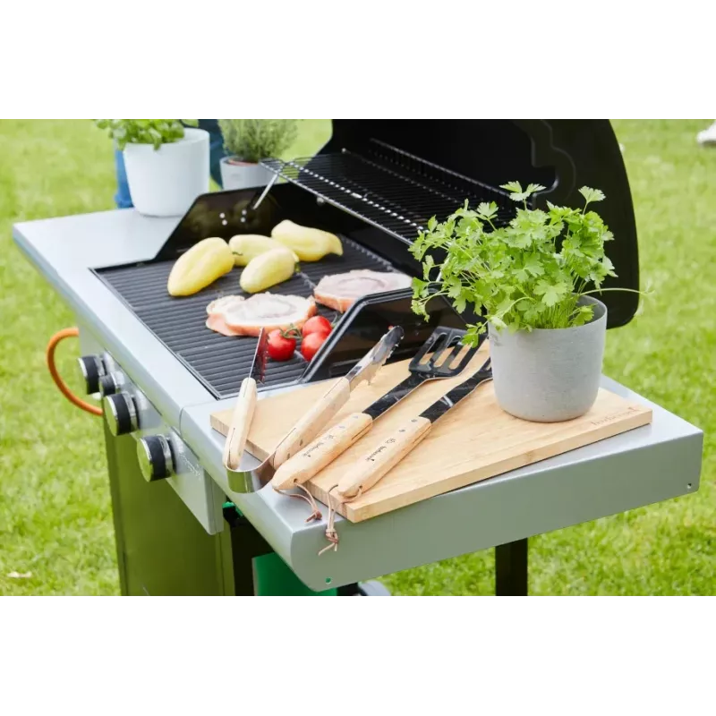 Barbecook Barbacoa de gas Spring 3112 con almacenamiento, 115 x 55 x 133 cm