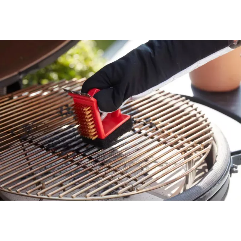 Barbecook Cepillo de limpieza BBQ 3 en 1 Rojo (24 uds./expositor) BC-ACC-7064