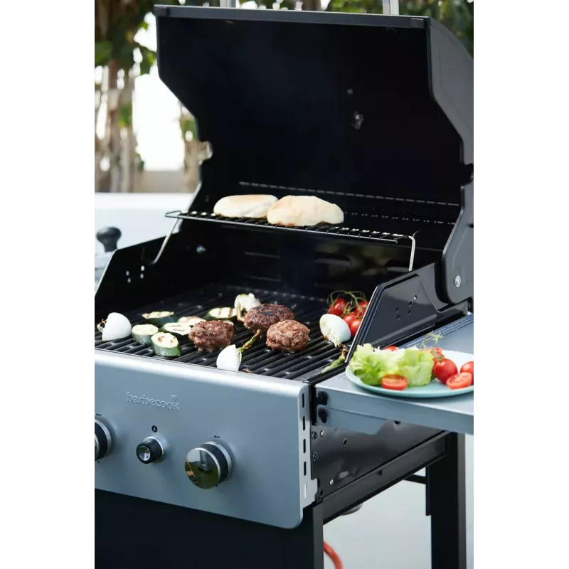 Barbecook Barbacoa de gas Spring 2002, 111 x 55 x 115 cm, Negro