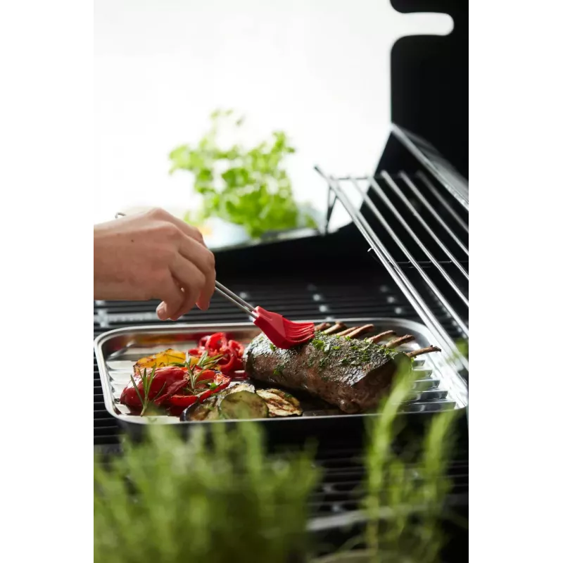 Barbecook Bandeja de parrilla reutilizable de acero inoxidable 34,5 x 24 x 3 cm BC-ACC-7079