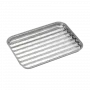 Barbecook Bandeja de parrilla reutilizable de acero inoxidable 34,5 x 24 x 3 cm BC-ACC-7079