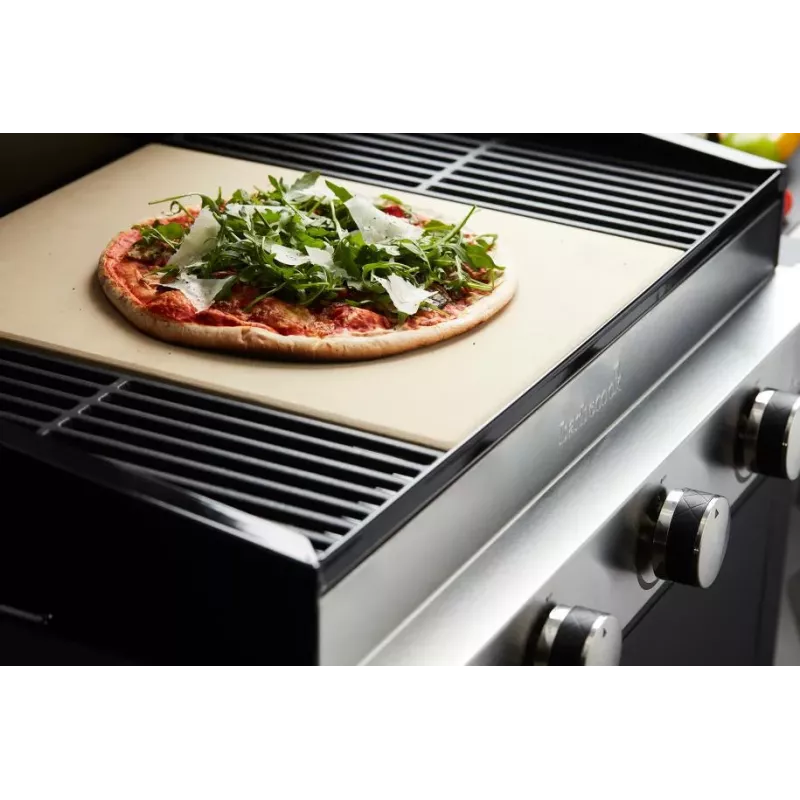Barbecook Dynamic Core piedra para pizza de arcilla refractaria, 43 x 35 x 1,2 cm (por cada 4 unidades) BC-ACC-7127