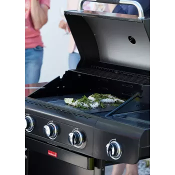 Barbacoa de gas Barbecook Siesta 412 Graphite, 132 x 56 x 118 cm