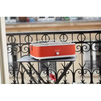 Barbacoa eléctrica de mesa Barbecook E-Carlo BC-ELE-1001 2500 W rojo