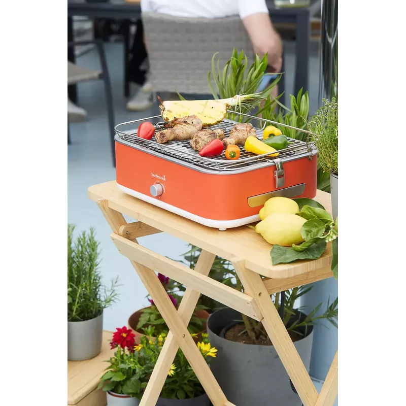 Barbacoa eléctrica de mesa Barbecook E-Carlo BC-ELE-1001 2500 W rojo