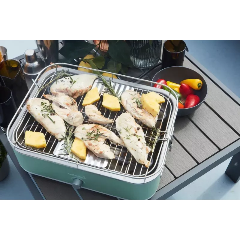 Barbacoa eléctrica de mesa Barbecook E-Carlo BC-ELE-1002 2500 W verde