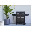 Barbacoa de gas Barbecook Luca 412 con mueble inferior y quemador lateral, 145,4 x 60,3 x 112,3 cm, negro