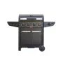 Barbacoa de gas Barbecook Luca 412 con mueble inferior y quemador lateral, 145,4 x 60,3 x 112,3 cm, negro