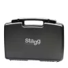 Stagg SUW 50 HH FH EU UHF True Diversity sistema inalámbrico de auriculares con micrófono de 2 canales negro