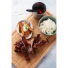 Barbecook salsera de acero inoxidable con juego de pinceles para pincelar 10,5 x 7,5 x 23 cm BC-ACC-7211