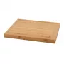Tabla de cortar de bambú con ranura Barbecook FSC 40x30x3 cm pack de 3