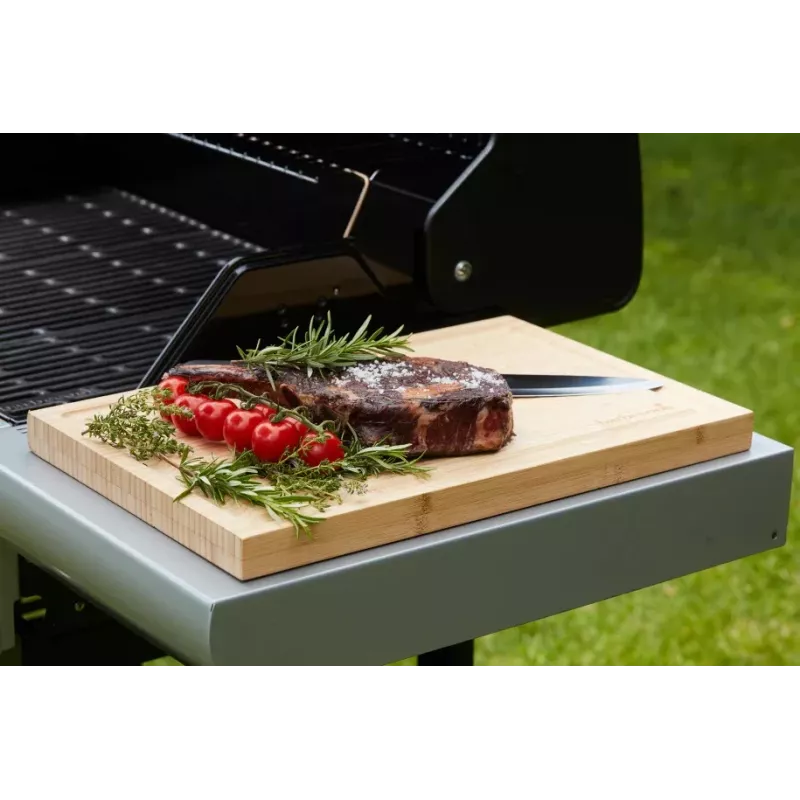 Tabla de cortar de bambú con ranura Barbecook FSC, 50 x 30 x 3 cm (set de 3 piezas) BC-ACC-7307