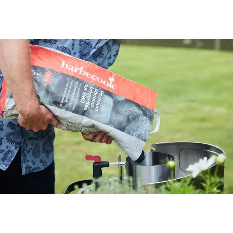 Barbecook Premium briquetas de coco, 5kg (30 uds.) - BC-ACC-7425