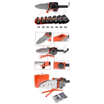 FERRO MAR-POL soldador para tubos de PVC grande 1500W