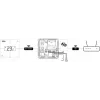 TECH Sterowniki T-2x Wi-Fi controlador de ambiente inalámbrico, blanco