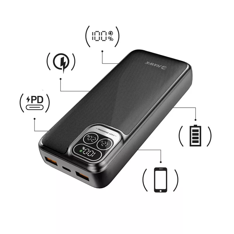 Hawk HW-PB20000 batería externa 20000mAh negra