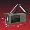 Hawk HWRDI410GN radio solar con dinamo y linterna