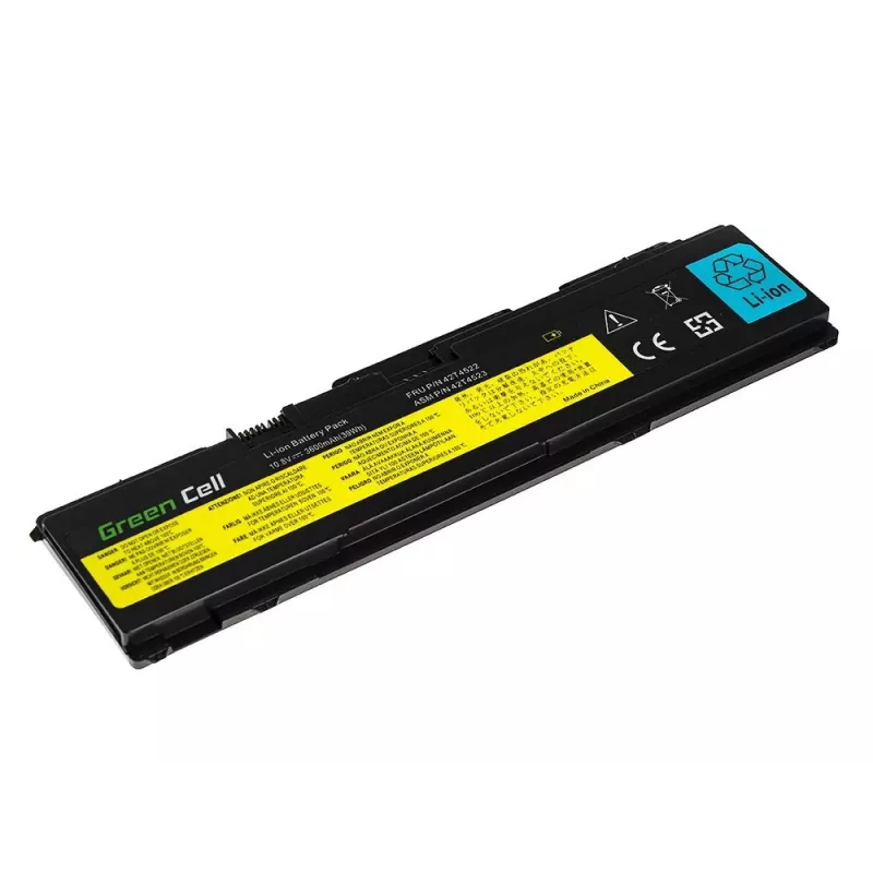 Greencell Batería para portátil Lenovo ThinkPad X300 X301 11,1V 3600mAh