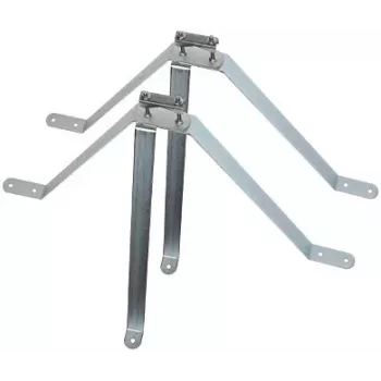 DELTA ENERGY SYSTEMS (SWITZERLAND) AG OBEJMA MUROWA OMP-50W50 Abrazadera de Pared para Tubo 50 mm Acero Galvanizado en Caliente Plata