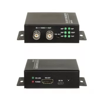 DELTA OPTICAL HV/HDMI+HV-V2 convertidor HDMI a AV con bucle de paso HDMI