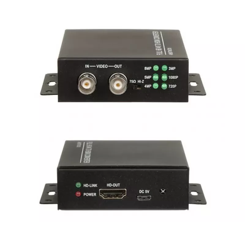 DELTA OPTICAL HV/HDMI+HV-V2 convertidor HDMI a AV con bucle de paso HDMI