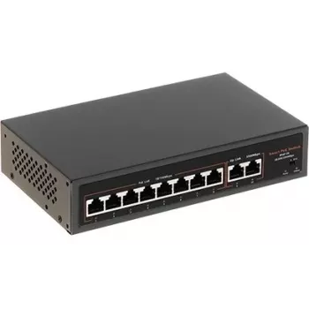 Switch Gigabit PoE+ POE LANG de 8 puertos APTI-POE0802G-120W-ECO