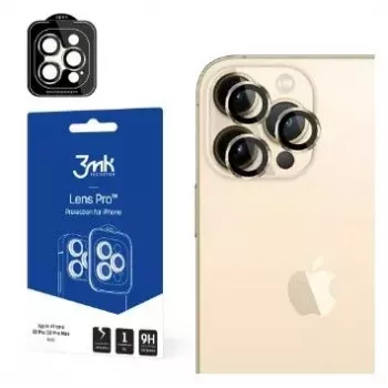 3MK Lens Protection Pro Gold para iPhone 13 Pro / 13 Pro Max