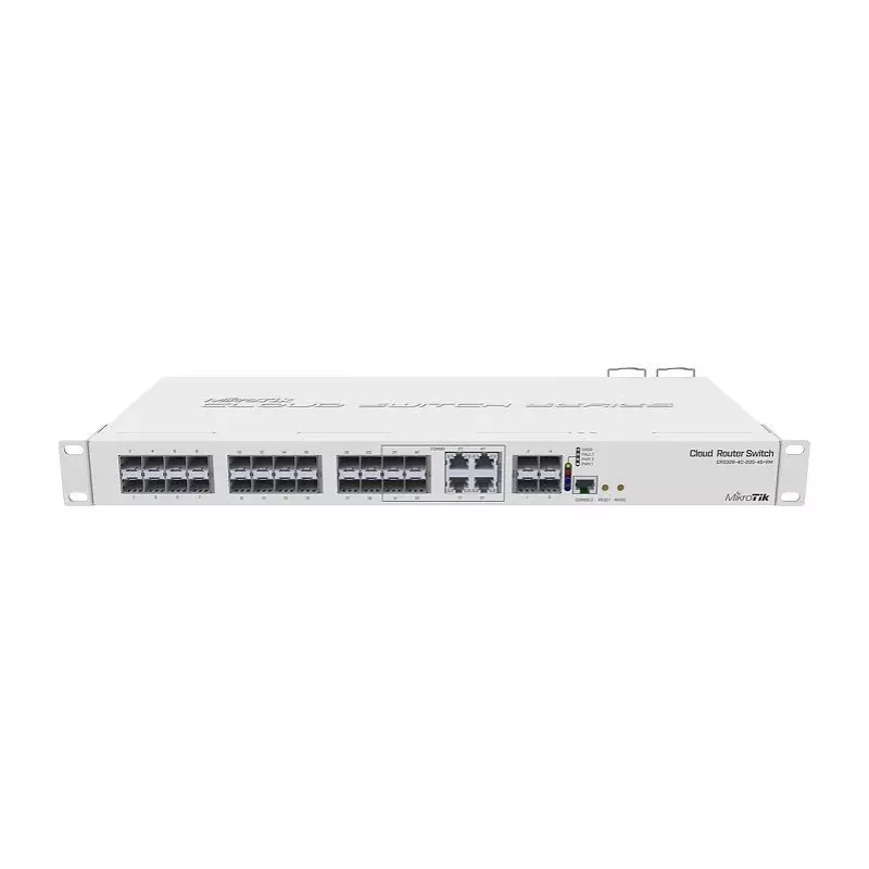 MikroTik CRS328-4C-20S-4S+RM Switch gestionado L2/L3, montaje en rack 1U, 20x SFP, 4x SFP+, 4x Combo, blanco