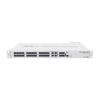 MikroTik CRS328-4C-20S-4S+RM Switch gestionado L2/L3, montaje en rack 1U, 20x SFP, 4x SFP+, 4x Combo, blanco