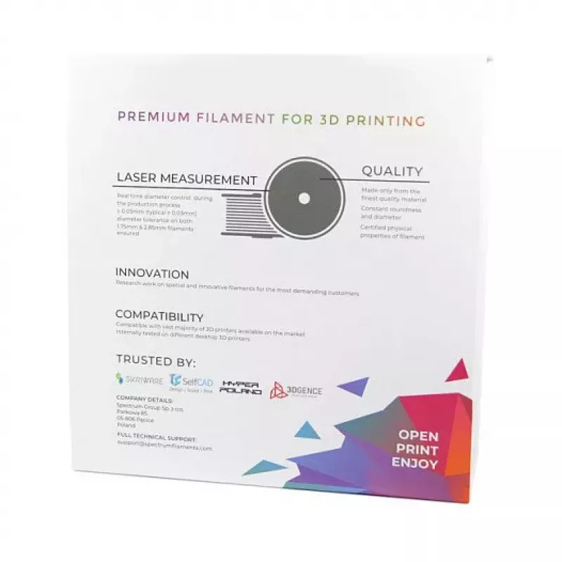 Spectrum PLA Premium Filamento 3D 1,75mm Bahama Yellow 1kg