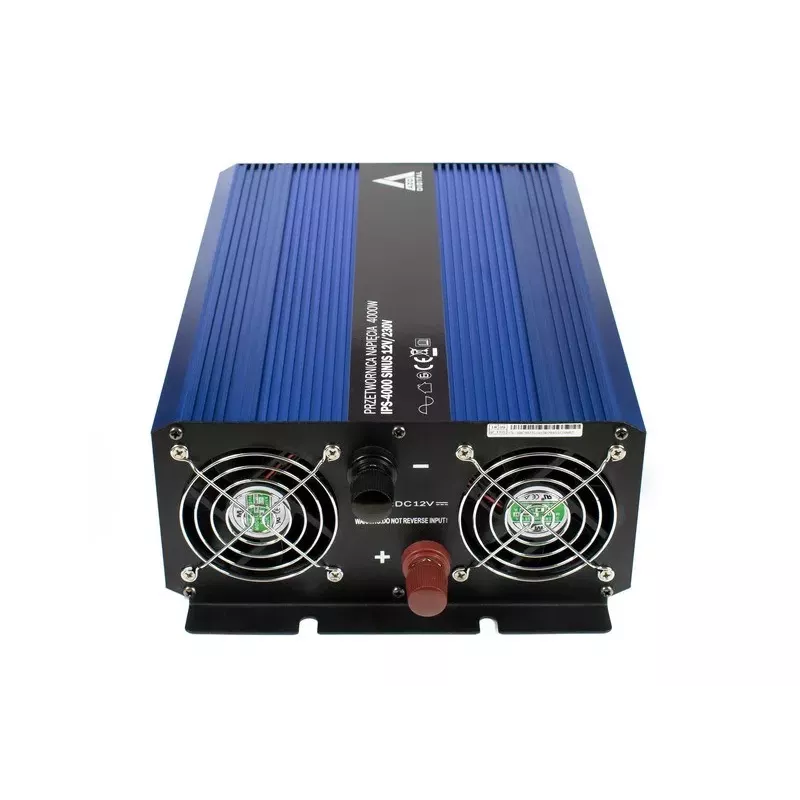 AZO Digital Convertidor 12 VDC / 230 VAC SINUS IPS-4000S 4000W Inversor de onda senoidal pura
