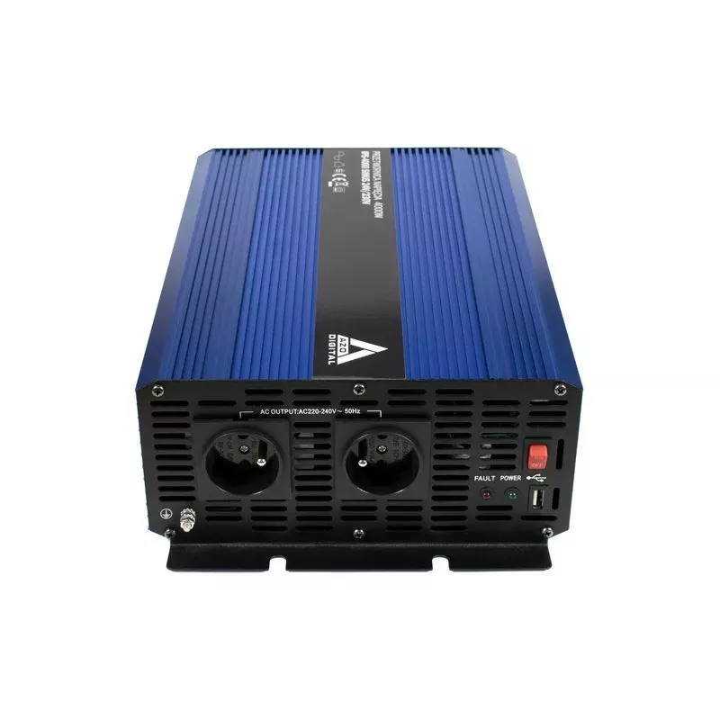 AZO Digital Convertidor 24 VDC / 230 VAC SINUS IPS-4000S 4000W Inversor de onda senoidal pura
