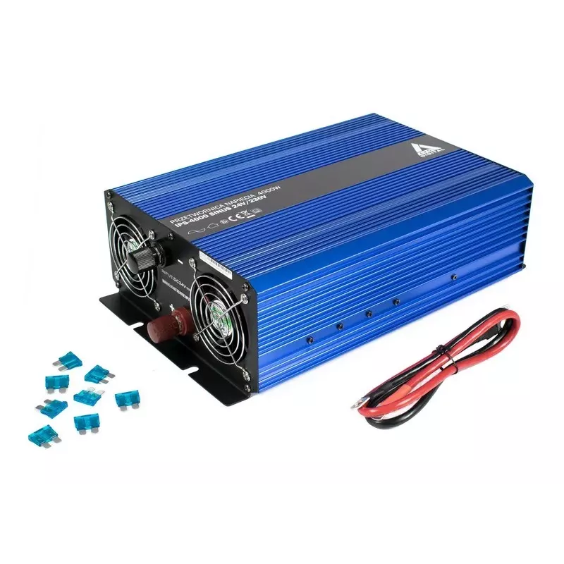 AZO Digital Convertidor 24 VDC / 230 VAC SINUS IPS-4000S 4000W Inversor de onda senoidal pura