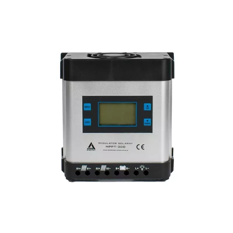 Regulador de carga solar MPPT AZO Digital 12/24V 30A pantalla LCD