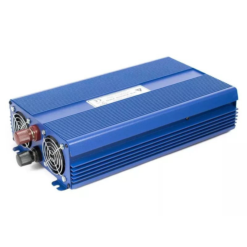 AZO Digital Convertidor de tensión de onda senoidal pura 24 VDC / 230 VAC ECO MODE SINUS IPS-2000S PRO 2000W