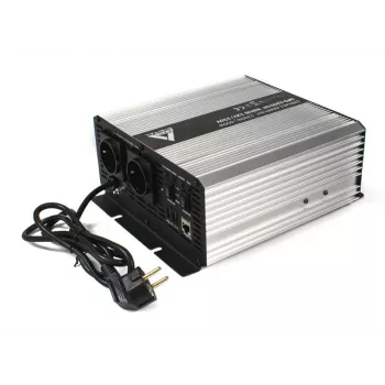 AZO Digital 12V UPS-1200SR SAI línea interactiva 1200VA/600W onda senoidal pura 12V/230V