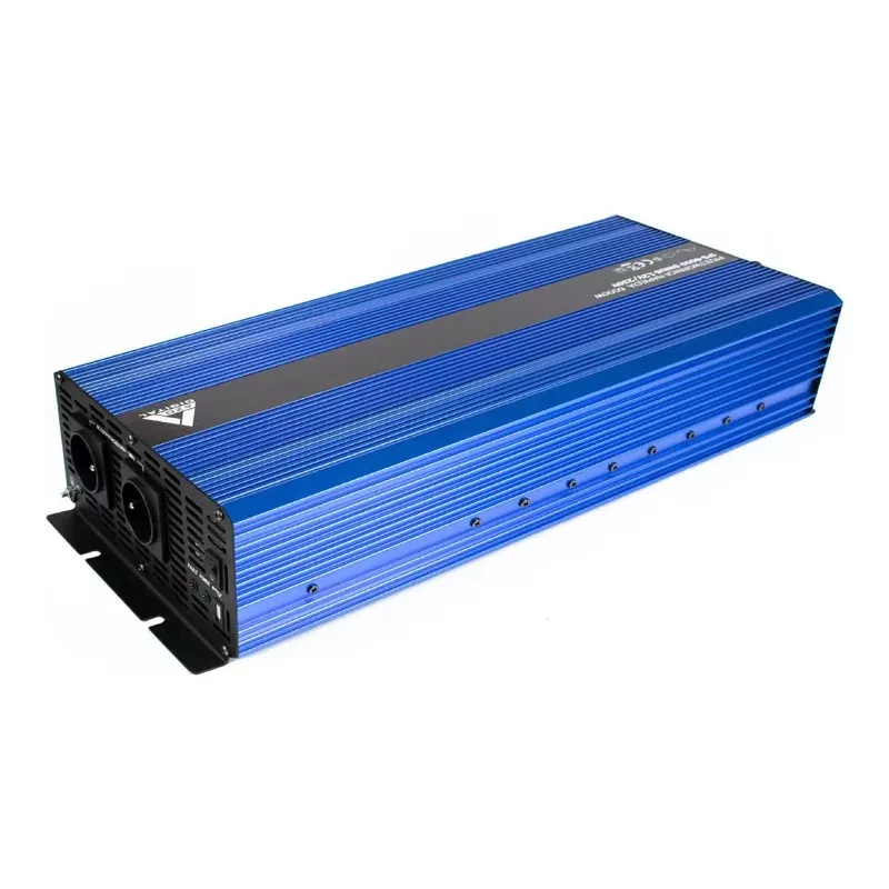 AZO Digital convertidor 24 VDC / 230 VAC SINUS IPS-8000S 8000W inversor de onda senoidal pura