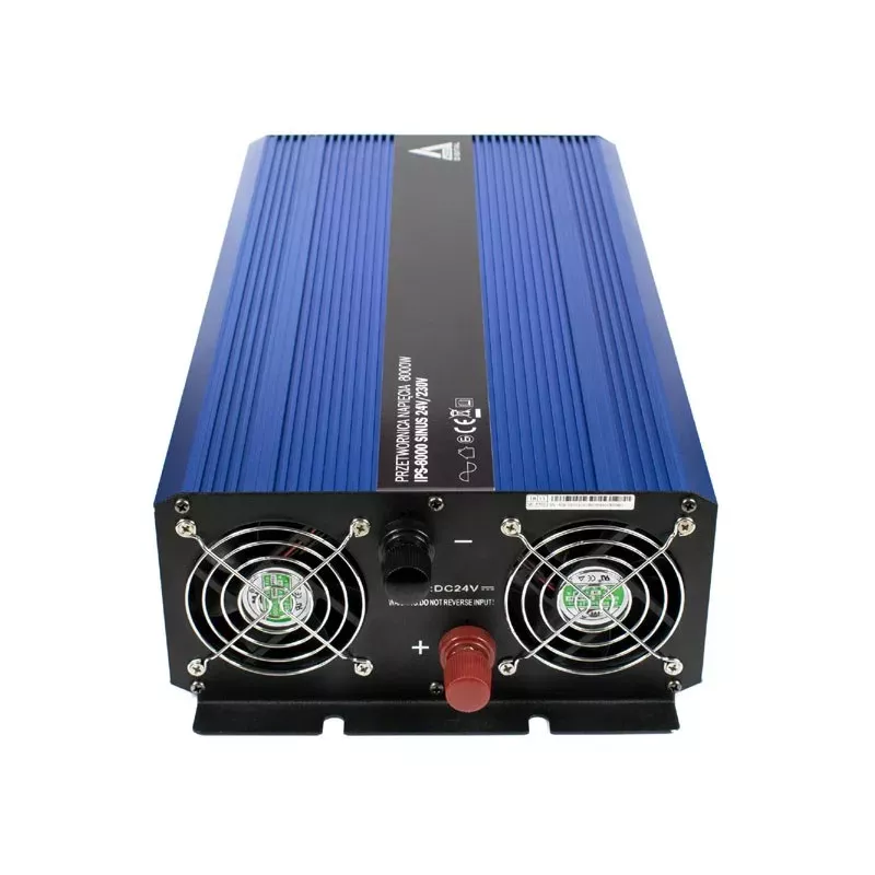 AZO Digital convertidor 24 VDC / 230 VAC SINUS IPS-8000S 8000W inversor de onda senoidal pura