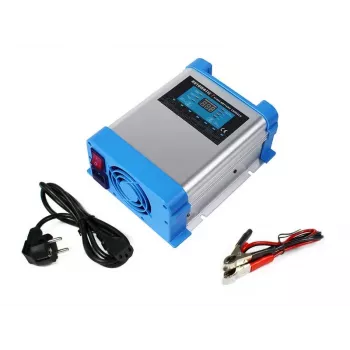 AZO Digital cargador de batería 12V AC BC-40 PRO 40A (230V/12V) cargador LCD de 7 etapas
