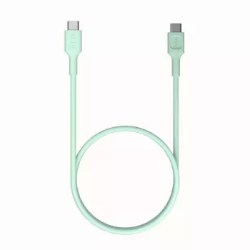 Cable Green Cell PowerFlex Fast Charging USB-C a USB-C 100W 2m verde menta