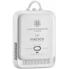FIRESCO sensor de propano JY-ZL2010 - detector de LPG/butano con alarma acústica y óptica, montaje en pared, CE/RoHS