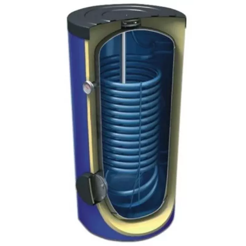LEMET acumulador vertical de agua caliente sanitaria con un intercambiador ACS MAXI 3,2 m² - 300 L
